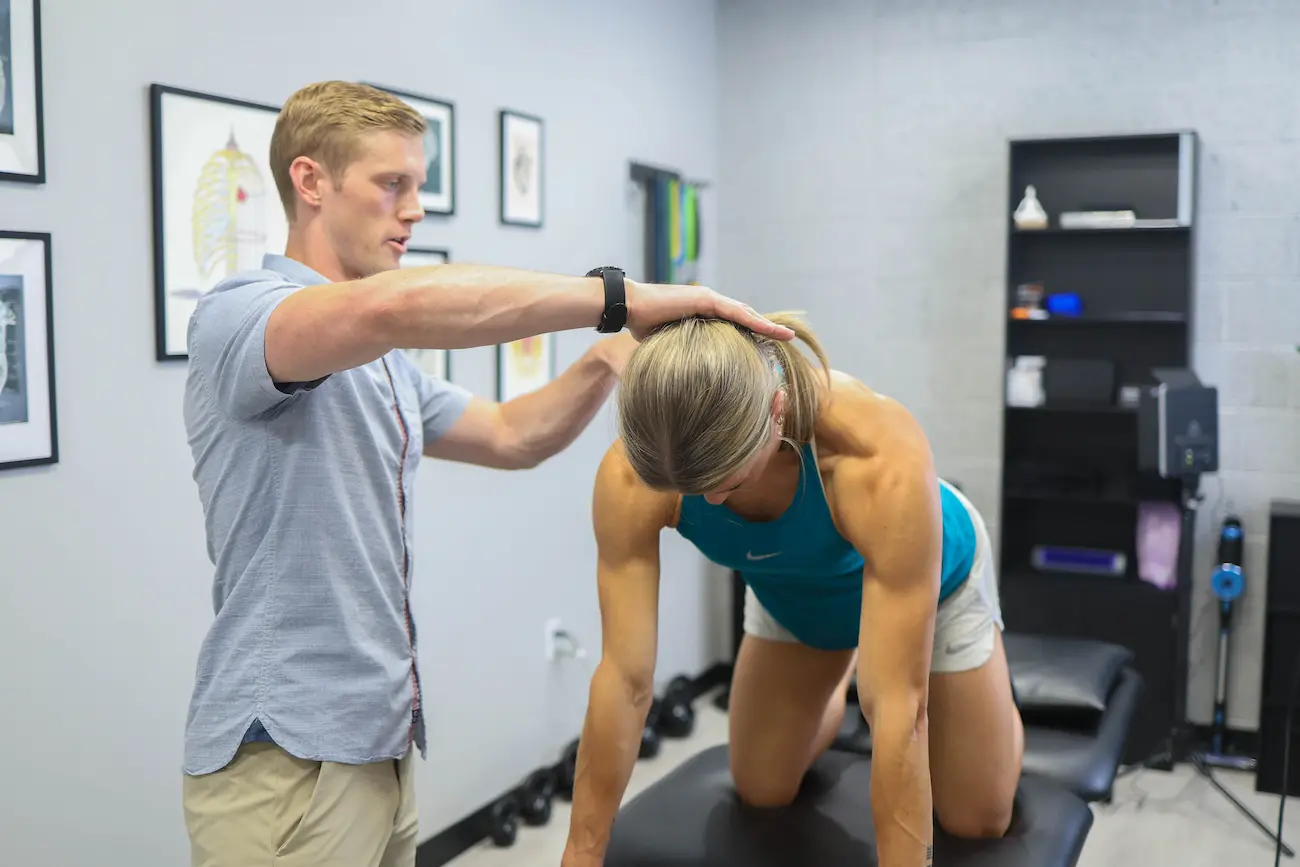 Dr. Wade providing guidance and treatment